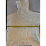 Bobeau  Teddy Bear High Low Sweater XS Cream White Casual Comfy Cozy Photo 5