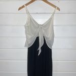 Black & white tie back flowy top maxi dress Size XS Photo 2