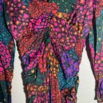 Farm Rio  • Midi Dress • Rainbow Hearts • Multicolor • Long Sleeve • Small Photo 10