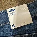 Old Navy New With Tags  Mid Rise Size 8 Blue Jean Shorts Distressed 5” Inseam Photo 5