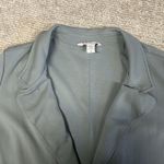 Athleta  Eastbound Blazer Womens 20 Pointe Knit Open Tencel Lyocell Stretch Green Photo 2