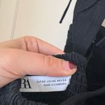 ZARA  Black Cotton Midi Dress with Leg Slit Photo 3