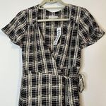 Urban Outfitters  Grid Print Plaid True Wrap Dress Midi Maxi Cottage Core… Photo 2