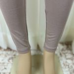 Zenana Women's Wide Waistband High Rise Full Length Leggings Beige Small Photo 6