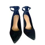 Christian Siriano | Glittery Black Heels Size 5.5 Photo 1