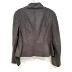 Laurel By Escada Virgin Wool Double Breasted Blazer Women's Size 40 (US Size 8) Gray Photo 2