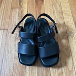 Vince NWOT Bowie-B Slingback Lug Sandals Leather chunky platform minimalist whimsygoth Slingback lightweight Photo 2