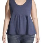 Terra & Sky COPY - Womens Smock Style Tank Top size 2X 20W-22W blue Smock New Photo 3