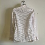 Gap  sheer dot Fitted Boyfriend shirt Photo 4