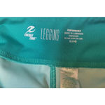 Energy zone Women's Teal & White Patterned Leggings Size S Photo 3