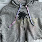 Ivy Park  Festival Palm Tree Cropped Graphic Hoodie Sweatshirt XS Photo 2