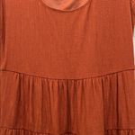 Maeve Gillian Cap Sleeve Tiered Burnt Orange Maxi Dress - Size Small Photo 4