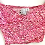 Hello Molly Pink Smocked Crop Cottage Festival Prairie Top Size 4 / Small Photo 3