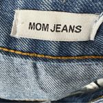 Skinny Fries Mom Jeans Juniors 1 Dark Wash Daisy Print Floral Straight Leg Denim Blue Size undefined Photo 4