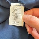 Veronica Beard  Aldana Embossed Halter Midi Blue Dress Photo 14