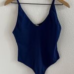 Free People  Intimately Offline Bodysuit Scoop Back Nylon Spandex Deep Blue S Photo 0