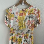 Free People Part Time Lover Floral Tie Front Dress Boho Romantic Floral Feminine Photo 6