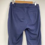 J.Crew Navy Blue Womens Slim Fit Trouser Dress Pants Women 4 Ankle Length Career Photo 7