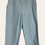 Ralph Lauren Lauren  Light Blue Cotton Cropped Capri Pants Size 6 Photo 0