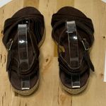 Timberland EarthKeepers Womens Brown Leather Open Toe Wedge Sandal - Size 7 & 38 Photo 6