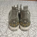 Converse  Olive Green All Star Lift  High-Tops with Embroidered Accents Photo 2