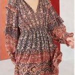 Ulla Johnson  Erisa Dress Silk Ruffled Midi Dress Size‎ 6 NWT Photo 0