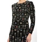 Mac Duggal NWT Size 0 LBD Style 93811 Black Long Sleeve Embellished Mini Dress Photo 1