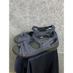 New Feet Medical Comfort Sandals Navy Leather Orthopedic Shoes Grannycore 40 Blue Size 9.5 Photo 2