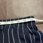 Ralph Lauren Lauren XL Blue White Striped Drawstring Viscose Wide Leg Pants Photo 11