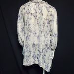 White & Purple Floral Top (XS) White Photo 3