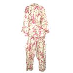 Bed Head L Pajama Pj's Cherry Blossoms Set Top and Bottom Pants Sleepwear Luxury Pink Size L Photo 6