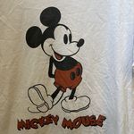 Disney VINTAGE  MICKEY MOUSE WHITE SHIRT SIZE MEDIUM (L7) Photo 1
