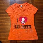 Junior Women’s I Love Halloween Skull Spider V Photo 4