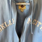 The Vintage Shop Vintage Oklahoma Zip Up Blue Hoodie  Photo 1