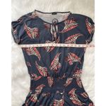 Lascana Ribbon Tie Dress Navy Printed Floral Women Dress Sundress Size 8 Photo 7