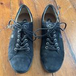 Hartjes Women's Lace Up Leather Oxford Nubuck Suede Sneaker Shoes Black US 9 Photo 1