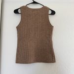 American Eagle  Outfitters 100% Lambswool Cable Knit Sleeveless Tank Top Sweater Photo 1