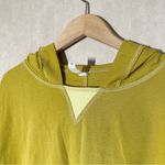 Daily Practice by Anthropologie Boxy Pullover Sweatshirt Longsleeve Chartreuse L Yellow Size L Photo 5