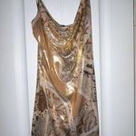 Windsor gold fitted mini dress Photo 0