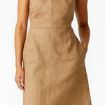 Banana Republic  Linen Dress in Seaside Khaki Photo 0
