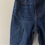 7 For All Mankind Jen7 Ankle Skinny Jeans raw hem dark Wash zip button pockets 4 Photo 2