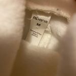 White Turtle Neck Hoodie Size M Photo 2