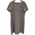 Calvin Klein Mauve and Black Striped Short Sleeve Midi Dress Career Capsule S/M Photo 1