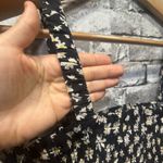 ASOS EUC  Design Cami Mini Sundress Black w/ Raw Daisy Print size 4 Photo 4