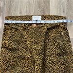 Current/Elliott Current Elliott High Waist Stiletto Leopard Print Jeans Size 28 Photo 8