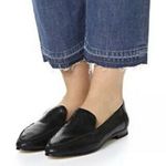 Kate Spade Carima Crackled Metallic Leather Loafer Black Womens Size 8.5… Photo 1