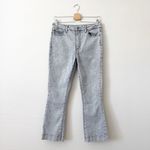 Articles of Society  London Crop High-Rise Kick Flare Flair Jeans Lanai in Grey Photo 2