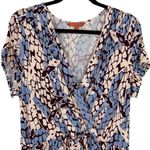 Modcloth Novelty Giraffe Print Fit & Flare Surplice Neck Midi Dress Size XL Photo 3