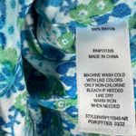 Socialite Wrap Romper Womens M Blue Floral Short Flutter Sleeve Garden Party Photo 5