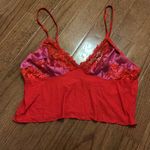 Savage x Fenty Lace'd Up Cami red and pink Photo 2